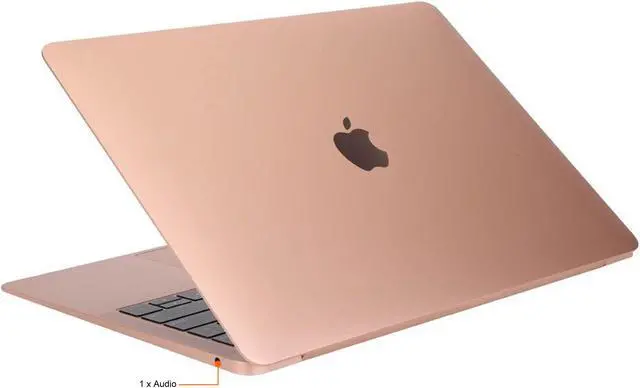 Alt view image 7 of 8 - Apple MacBook Air MWTL2LL/A 13.3" 8GB 256GB Intel Core i3-1000NG4, Gold