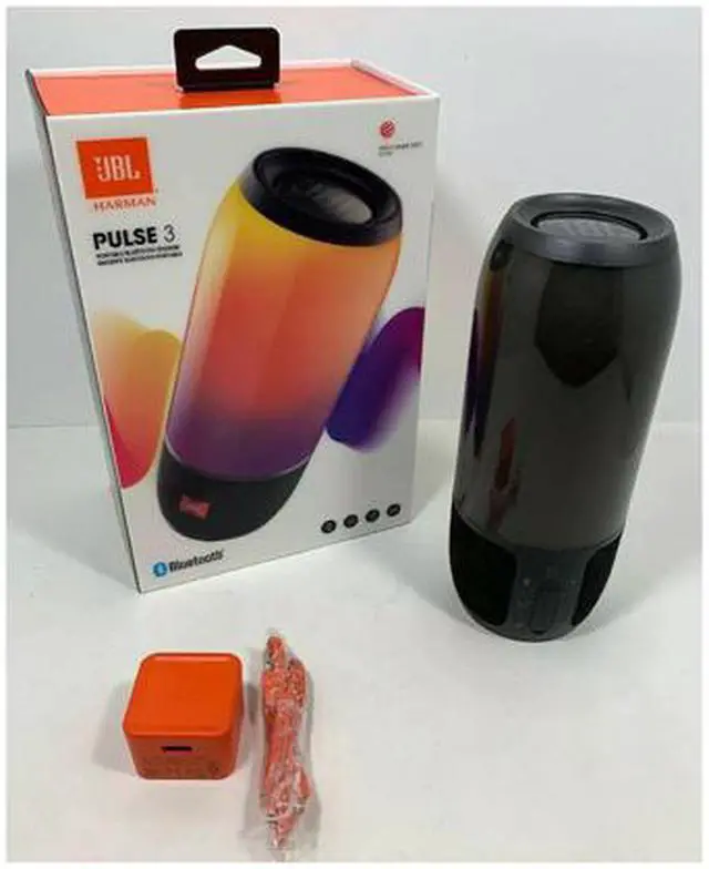 Alt view image 9 of 10 - JBL Pulse 3 Portable Bluetooth Speaker (Black)