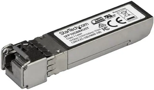 Main image of StarTech.com SFP10GBBXUST 10GBASE-BX Upstream SFP+ Transceiver Module - 10 Gbps - 10 km - MSA Compliant Fiber SFP