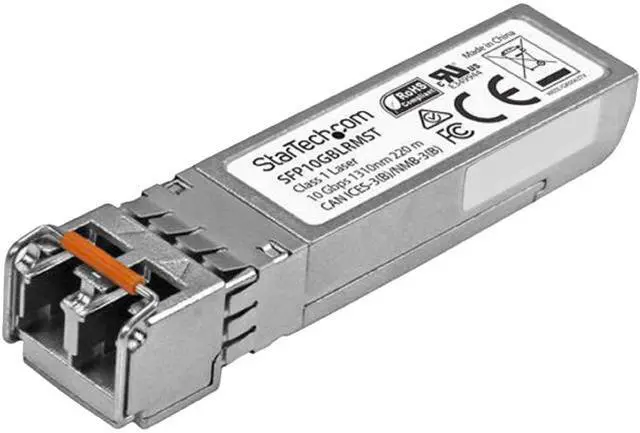 Main image of StarTech.com SFP10GBLRMST 10GBASE-LRM SFP+ Transceiver Module - 10 Gbps - 220 m - MSA Compliant Fiber SFP+