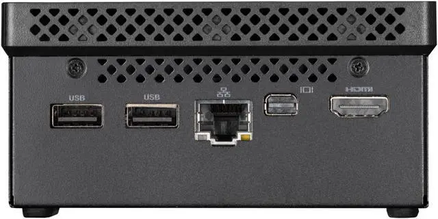 Alt view image 5 of 5 - GIGABYTE BRIX GB-BMCE-4500C Black Ultra PC Kit (barebone Mini PC) with Intel® Celeron® Processor N4500 - Memory and Storage Sold Separately