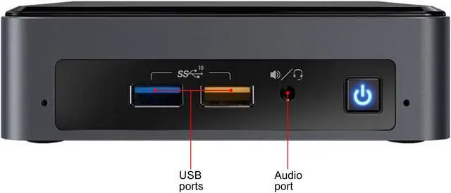 Alt view image 7 of 9 - Intel NUC NUC8i3BEH Desktop Computer - Intel Core i3 (8th Gen) i3-8109U 3 GHz DDR4 SDRAM - Mini PC