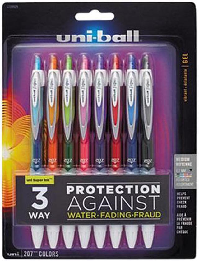 Uni Ball Signo 207 Black Retractable Medium 0.7mm Retractable Gel Ink