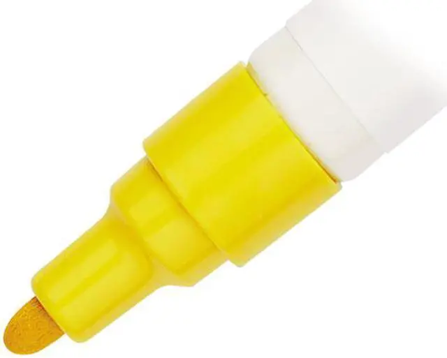 Alt view image 2 of 5 - Permanent Marker, Medium Bullet Tip, Yellow 63605
