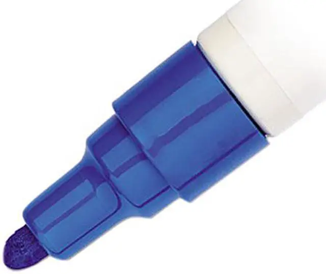 Alt view image 3 of 4 - Permanent Marker, Medium Bullet Tip, Blue 63603