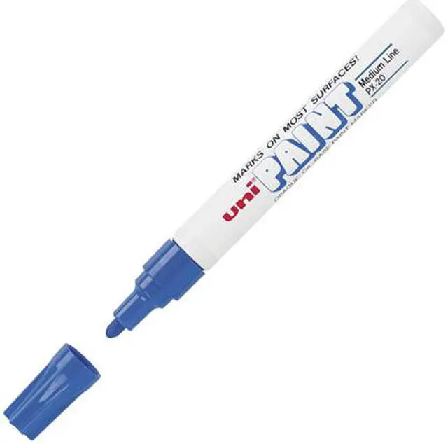 Alt view image 2 of 4 - Permanent Marker, Medium Bullet Tip, Blue 63603