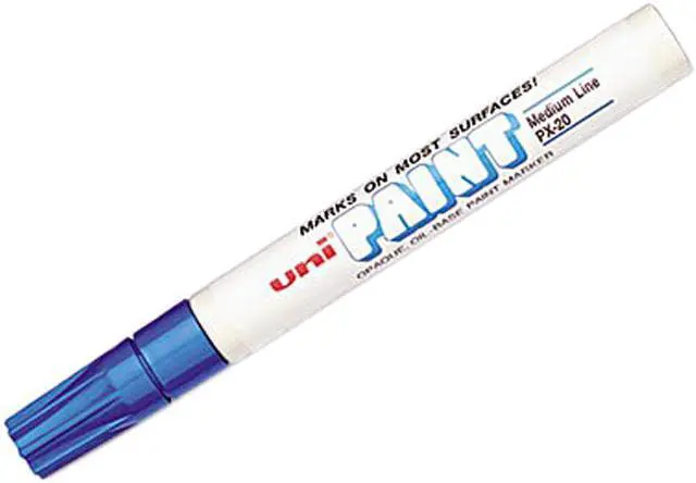 Main image of Permanent Marker, Medium Bullet Tip, Blue 63603
