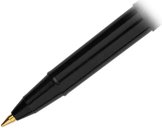 Alt view image 3 of 5 - Uni-ball ONYX Stick Roller Ball Pen, Fine 0.7mm Black Ink 72/Pack