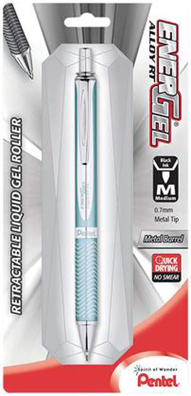 Alt view image 6 of 6 - Pentel EnerGel Alloy Gel Pen BL407LSBPA