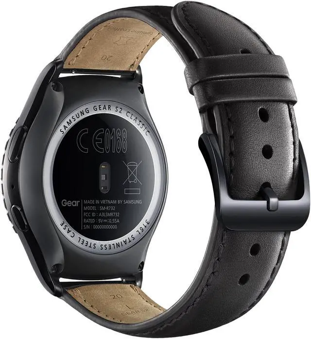 Alt view image 5 of 5 - Samsung Gear S2 Classic, Heart Rate, Activity Tracking Smartwatch, Black (SM-R7320ZKAXAC)