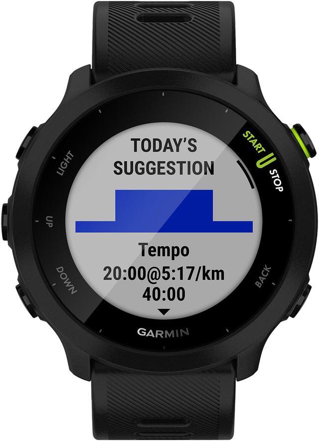 Alt view image 3 of 9 - Garmin Forerunner 55, Black | GPS Smart Watch 010-02562-00