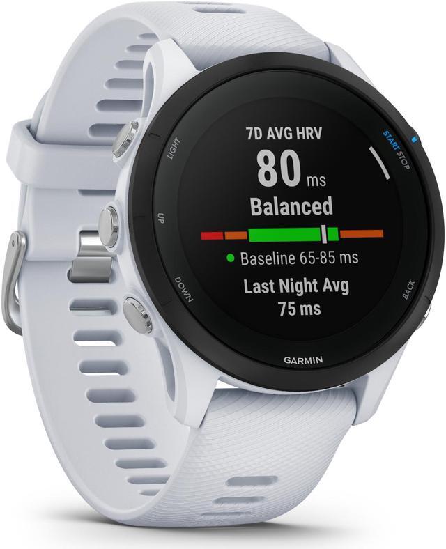 Alt view image 4 of 4 - Garmin Forerunner 255 Music, Whitestone | Smart Watch 010-02641-21