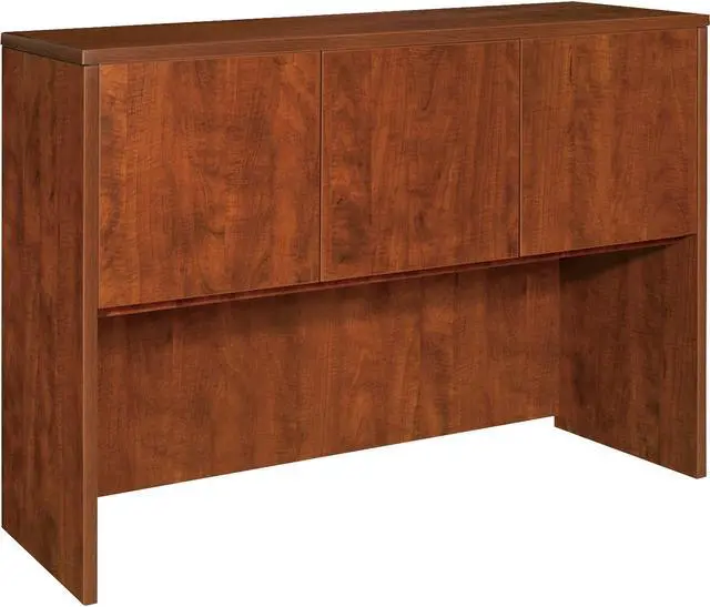 Main image of Alera - VA286015MC - Alera Valencia Series Hutch with Doors, 58 7/8w x 15d x 35 1/2h, Medium Cherry