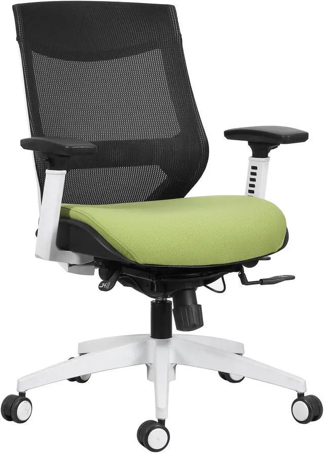 Main image of TygerClaw TYFC2322 Mesh Mid Back and Fabric Seat Office Chair