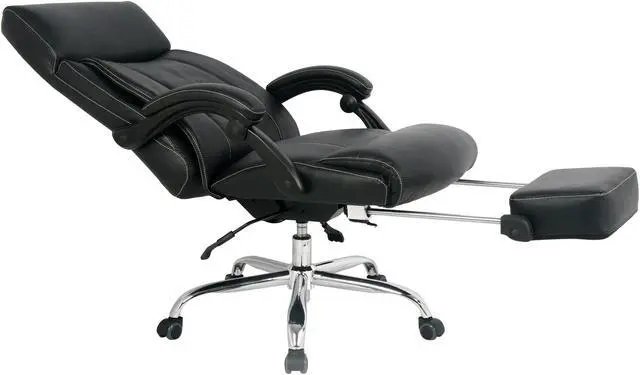Alt view image 3 of 4 - TygerClaw TYFC22013 Executive High Back PU Leather Office Chair