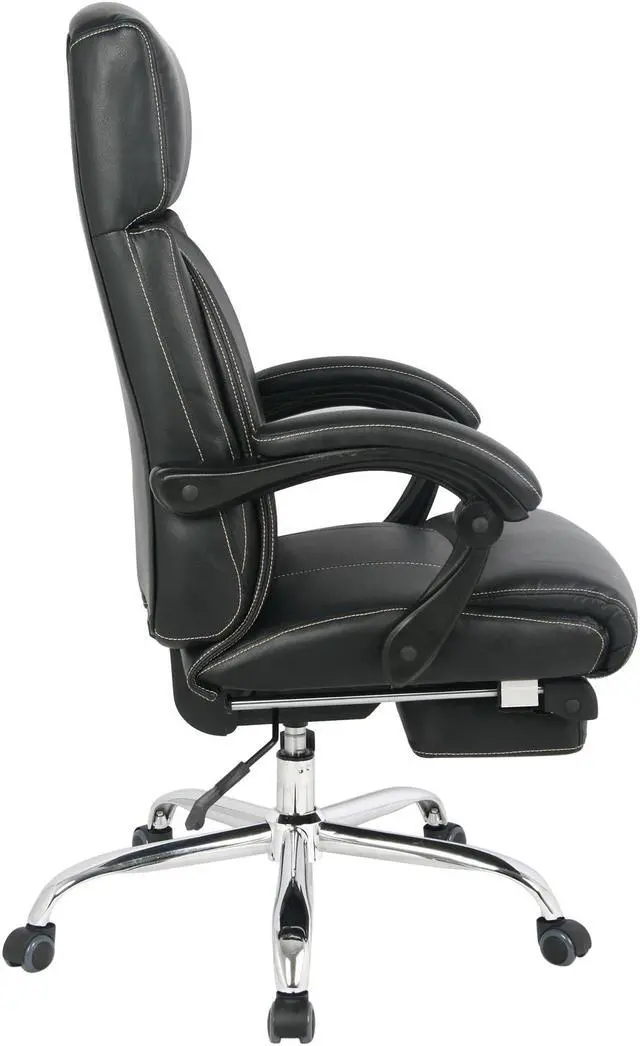 Alt view image 4 of 4 - TygerClaw TYFC22013 Executive High Back PU Leather Office Chair