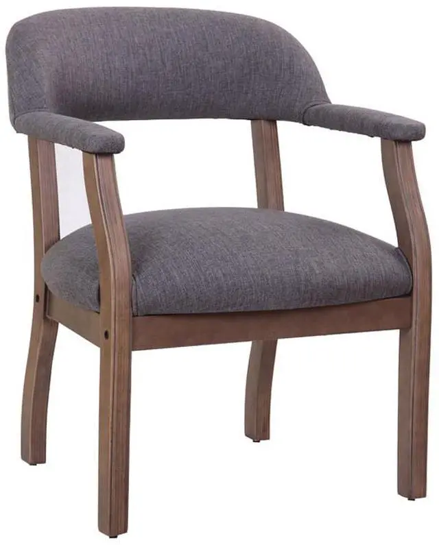 Main image of BOSS Slate Grade Linen Captain Chair (B9540DW-SG)