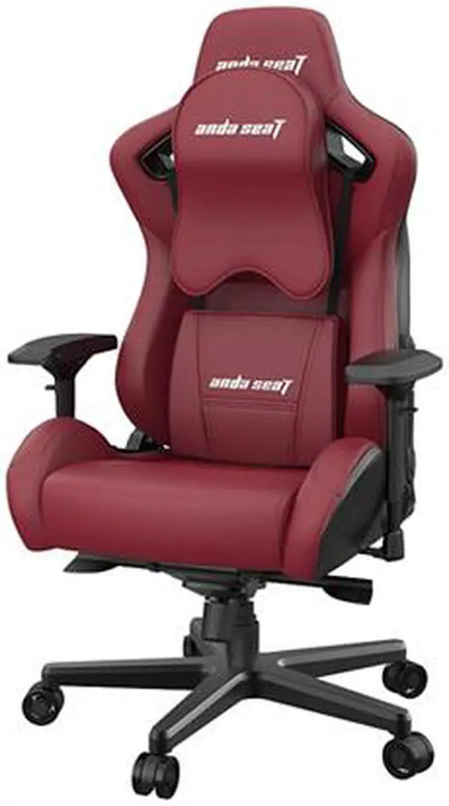 Alt view image 2 of 6 - Anda Seat Kaiser Series Extra Large Size High-Back Ergonomic Design Kaiser Premium Gaming Chair - Dark Red (AD12XL-02-AB-PV/C-A02)