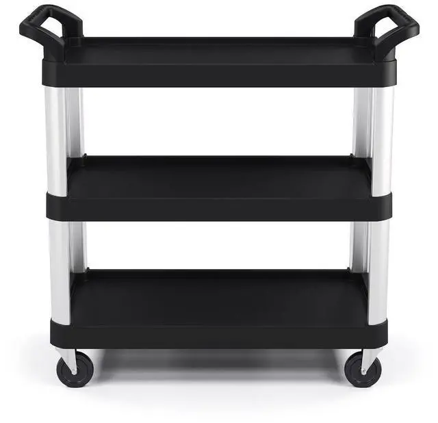 Alt view image 2 of 3 - Suncast Commercial Three Shelf Service Cart 20" x 40" (RC2040)