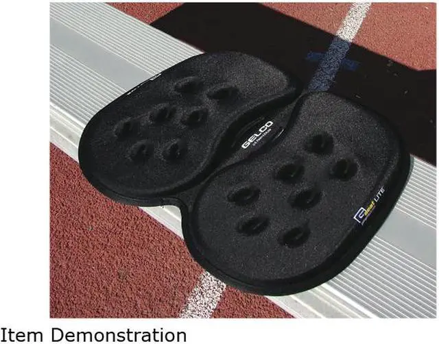 Alt view image 2 of 3 - G Seat LITE Travel Gel &Foam Cushion | Back Pain, Sciatica & Pressure Relief | Relieves Tailbone Discomfort, Promotes Healthy Posture| Ergonomic Comfort | Car, Airplane and Travel Comfort  (Black)