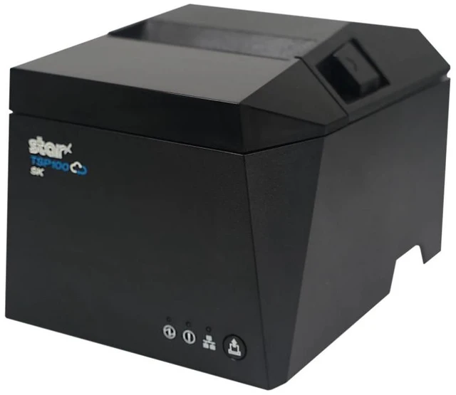 Main image of Star Micronics TSP143IVUE Liner-free Thermal Printer for Sticky Paper - Cutter - USB-C - Ethernet (LAN) - CloudPRNT - Android Open Accessory (AOA) - Gray - 39473310