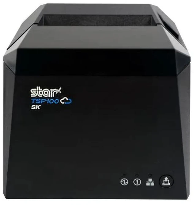 Alt view image 2 of 3 - Star Micronics TSP143IVUE Liner-free Thermal Printer for Sticky Paper - Cutter - USB-C - Ethernet (LAN) - CloudPRNT - Android Open Accessory (AOA) - Gray - 39473310