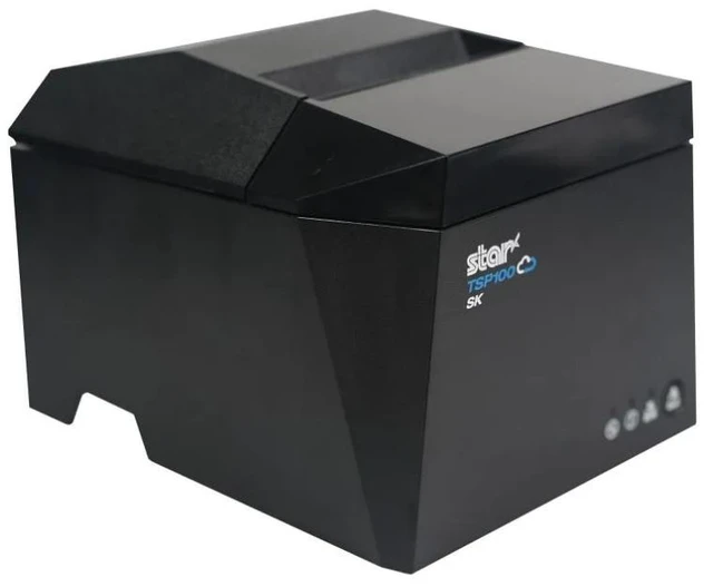 Alt view image 3 of 3 - Star Micronics TSP143IVUE Liner-free Thermal Printer for Sticky Paper - Cutter - USB-C - Ethernet (LAN) - CloudPRNT - Android Open Accessory (AOA) - Gray - 39473310