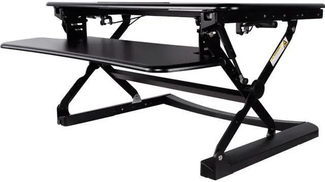 Main image of TygerClaw TYDS13015 Ergonomic Sit-Stand Desktop Workstation Stand (Black)