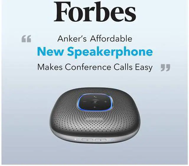 Alt view image 4 of 5 - Anker PowerConf Bluetooth Speakerphone with 6 Microphones, Enhanced Voice Pickup, 24 Hour Call Time, Bluetooth 5, USB C, Conference Speaker Compatible with Leading Platforms, PowerIQ Technology