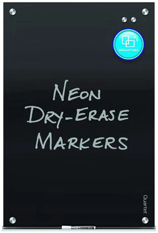 Alt view image 4 of 5 - Acco Brands - G3624B - Infinity Magnetic Glass Marker Board, 36 x 24, Black