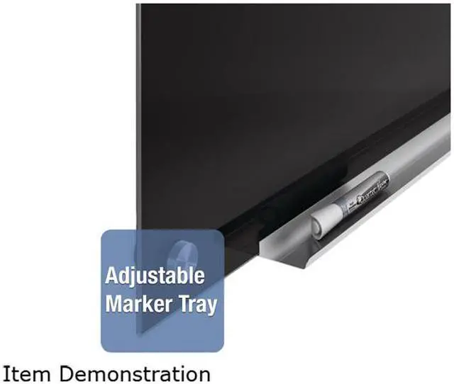 Alt view image 5 of 5 - Acco Brands - G3624B - Infinity Magnetic Glass Marker Board, 36 x 24, Black