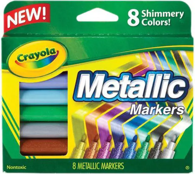 Main image of Crayola 8-color Metallic Markers