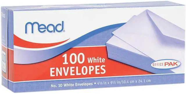 Main image of Mead Plain White Envelopes