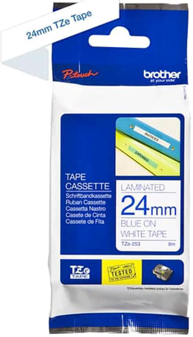 Alt view image 2 of 2 - Brother P-touch TZE253 Label Tape