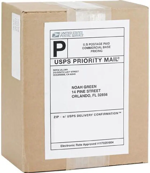 Main image of Bus. Source Perm. Adhesive White Mailing Labels