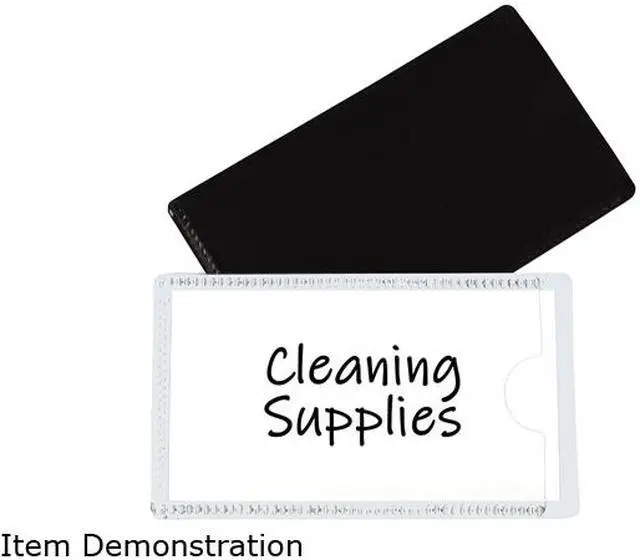 Main image of Slap-Stick Magnetic Label Holders, Side Load, 4.25 x 2.5, White, 10/Pack 87707