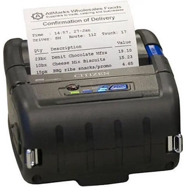 Main image of Citizen CMP-30II Mobile Printer - CMP-30 Type II - SER & USB - std & iOS BT - ESC/POS & CPCL  CMP-30IIBTIUC