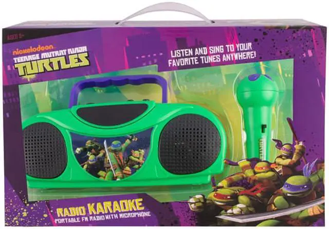Alt view image 4 of 4 - Teenage Mutant Ninja Turtles Karaoke Radio by Sakar 16365