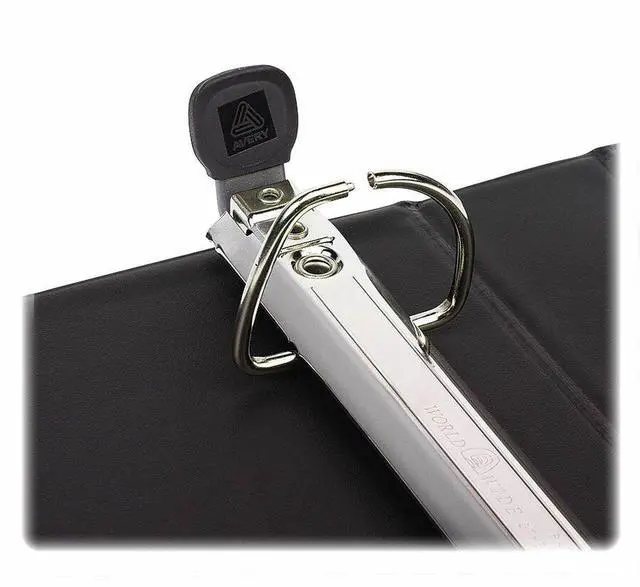 Alt view image 4 of 4 - Avery One Touch EZD Locking Ring View Binders - 1" Binder Capacity - Letter - 8 1/2" x 11" Sheet Size - 275 Sheet Capacity - 12/Carton 68055CT