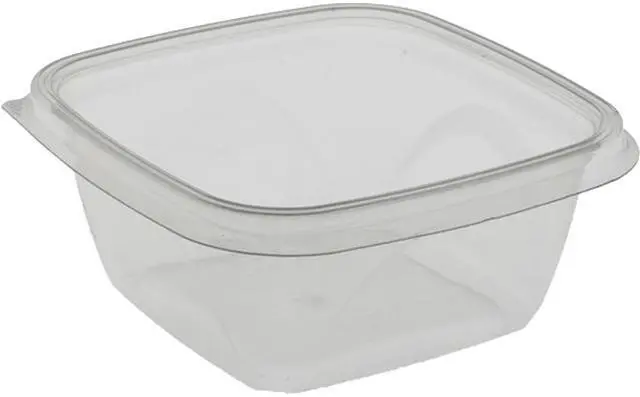 Main image of Pactiv Evergreen Bowl,Salad,Sq,16oz,8,Clr SAC0516
