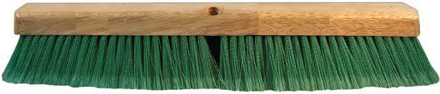 Main image of Boardwalk Push Broom Head 3" Green Flagged Recycled PET Plastic 24" 20724