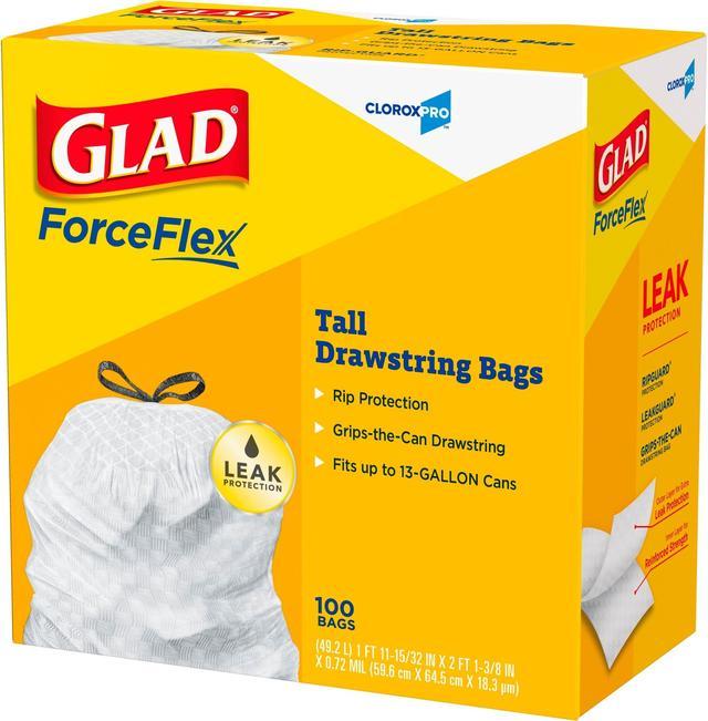 Glad Tall Kitchen Drawstring Trash Bags - CLO78526CT 