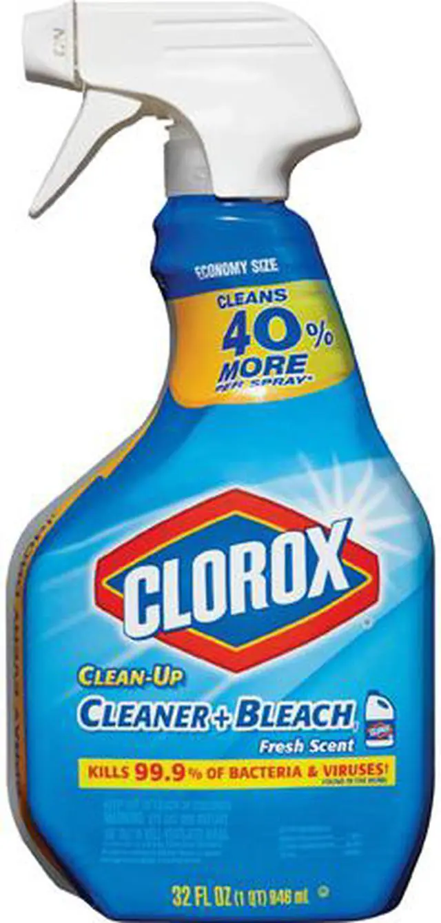 Main image of Clorox Clean-Up All Purpose Cleaner with Bleach - Spray - 32 fl oz (1 quart) - Rain Clean Scent - 9 / Carton