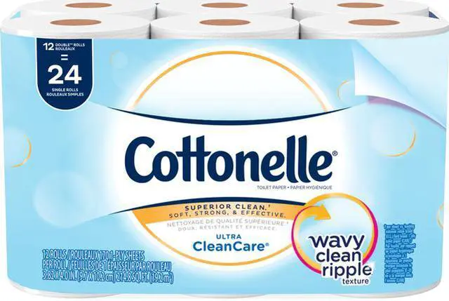 Main image of Cottonelle Clean Care Standard Roll Bathroom Tissue