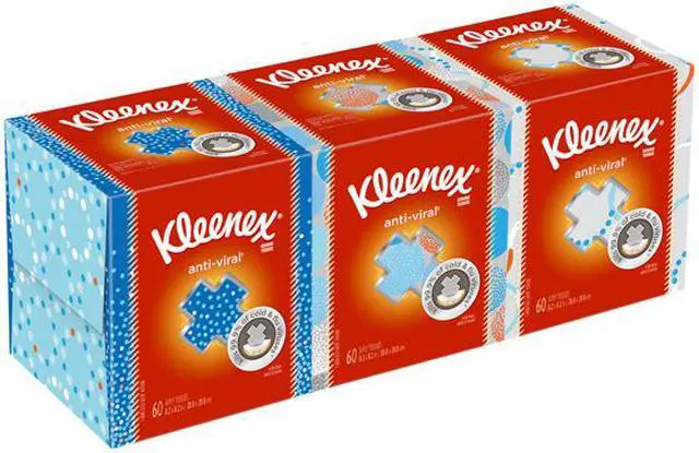 Alt view image 2 of 3 - Kleenex Professional Anti-Viral Facial Tissue Cube for Business (21286), White, 3 Boxes / Bundle