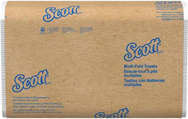 Main image of Scott Essential Multi-Fold Towels, Convenience Case