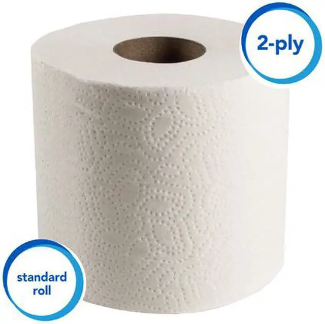 Alt view image 2 of 4 - Scott Essential Standard Roll Bathroom Tissue, Convenience Case