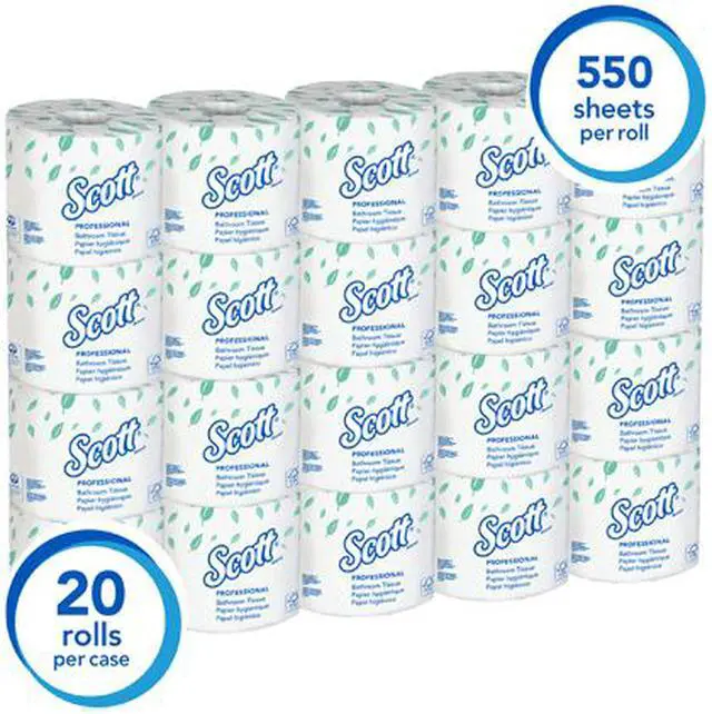 Alt view image 3 of 4 - Scott Essential Standard Roll Bathroom Tissue, Convenience Case