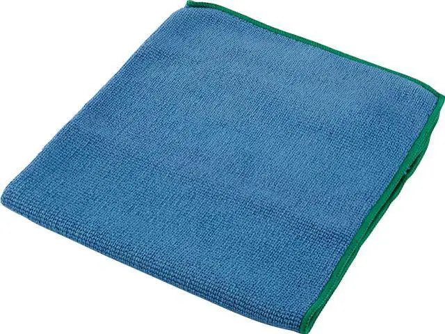 Main image of WypAll Microfiber Cloths (83620), Reusable, 15.75" x 15.75", Blue, 4 Packs / Case, 6 Wipes / Container, 24 / Case