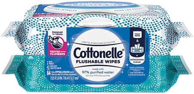 Main image of Cottonelle Flushable Wipes Packs
